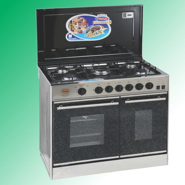 Puma Cooking Range Double Door 5 Burner(Pizza Plate)