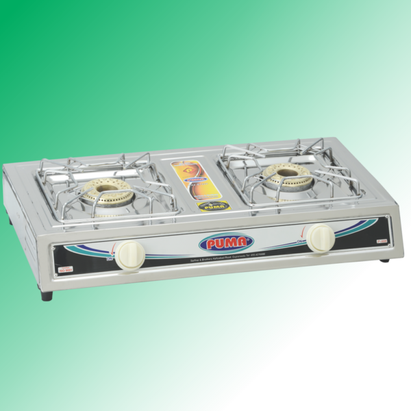 Puma Sanyo Super Model double Burner Gas Stove Avalible in Sui Gas & Cylinder Gas